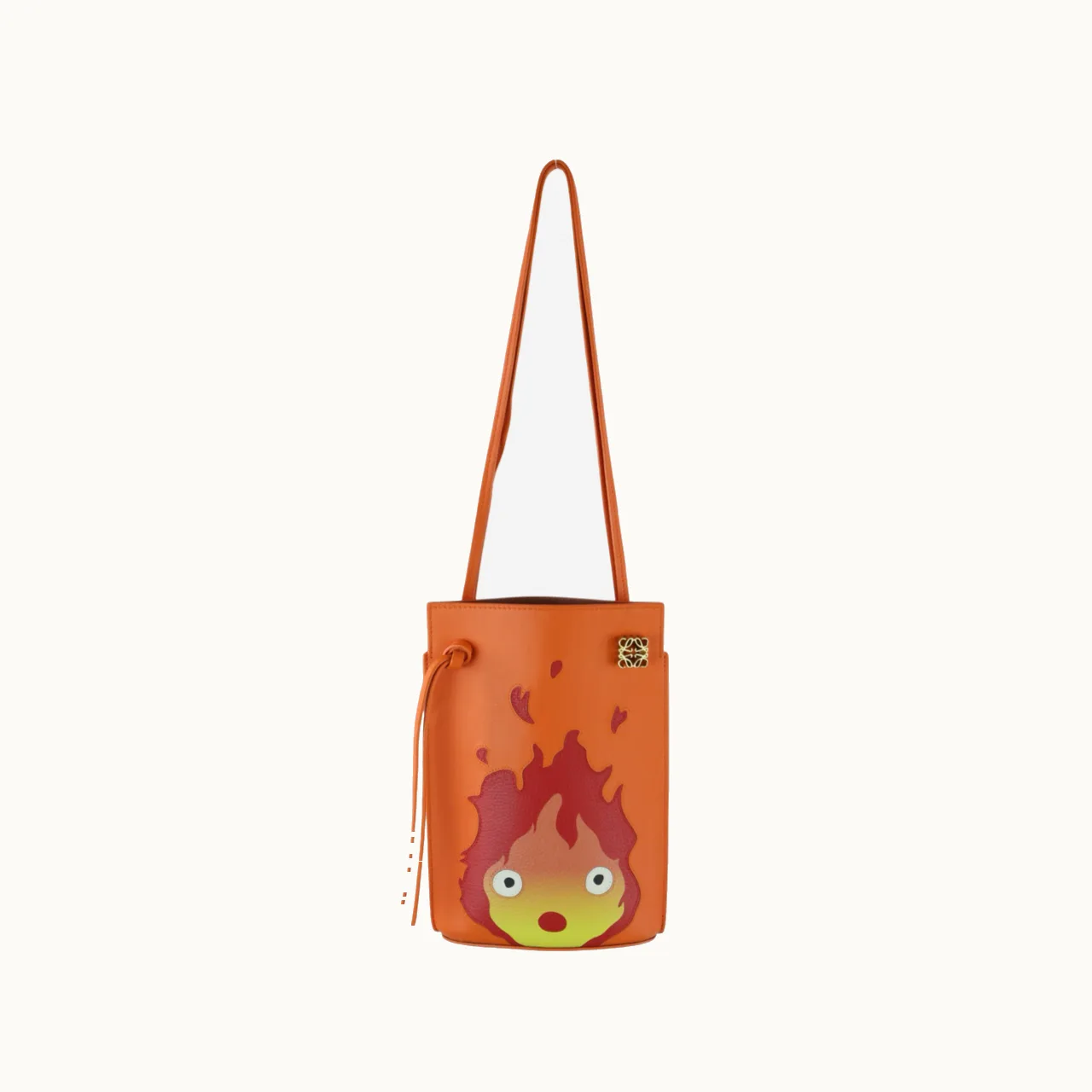 Bolso Loewe x Howl’s Moving Castle Calcifer Dice Pocket 2022