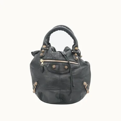 Bolso Balenciaga Motocross Giant Pompon