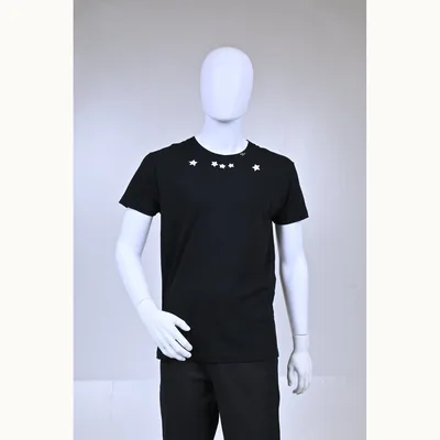 T Shirt Saint Laurent Stars Negro Talla L