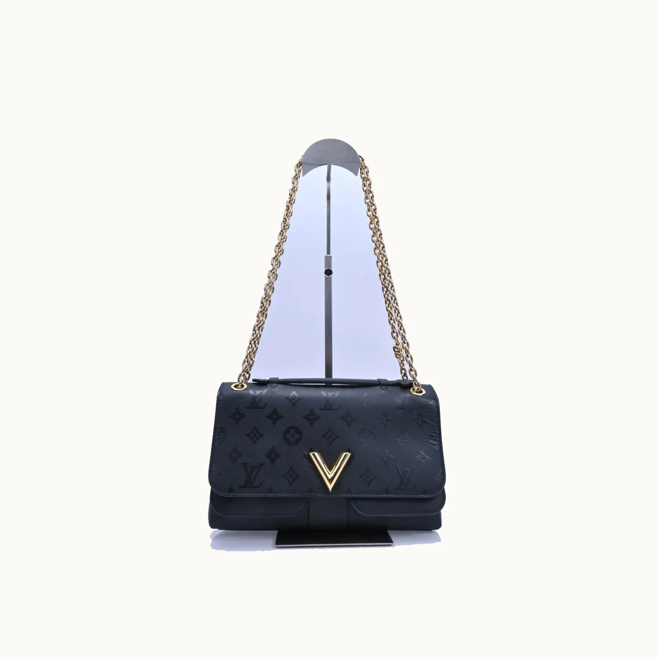 De hombro Louis Vuitton Very Chain Negro