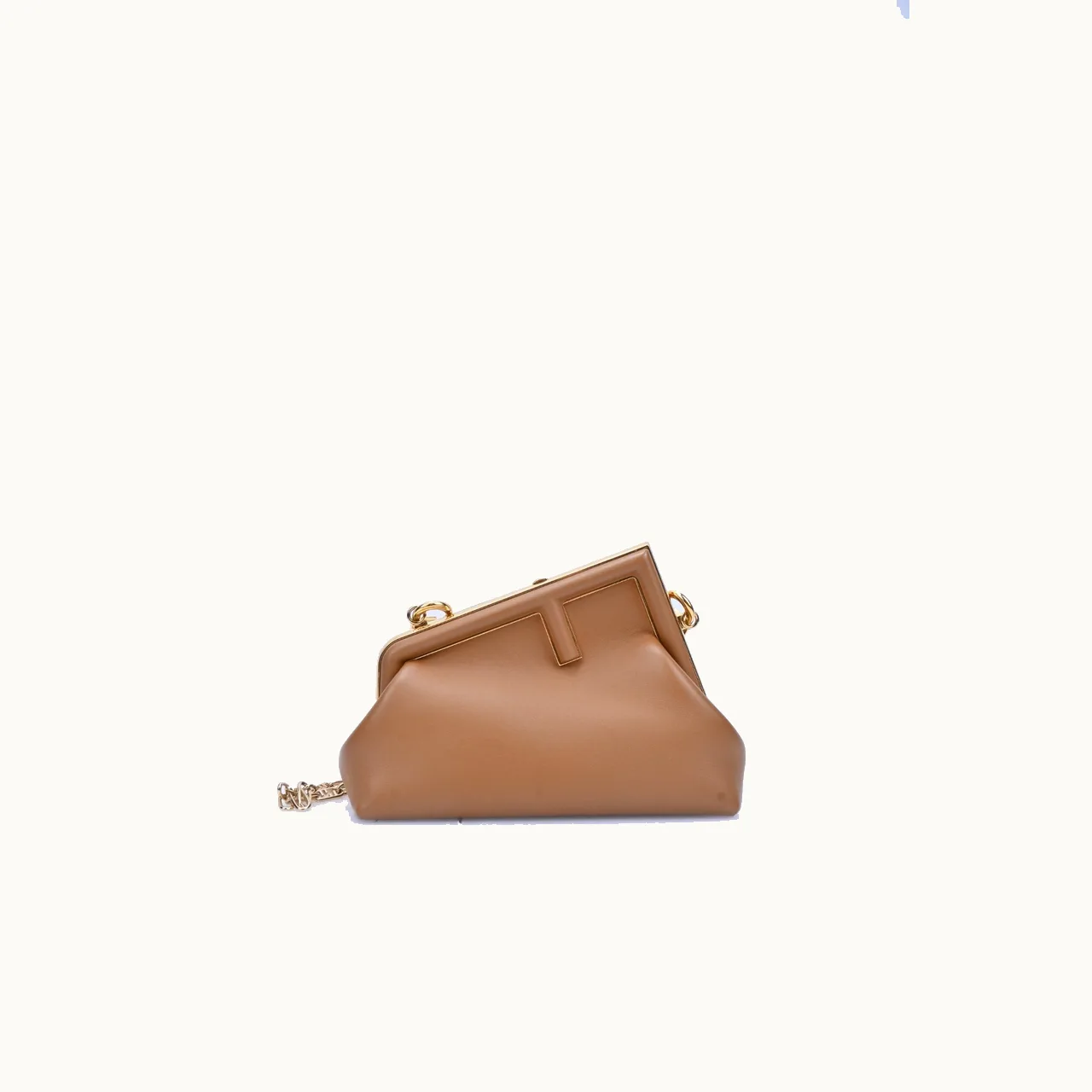 Crossbody Fendi First Mini Camel