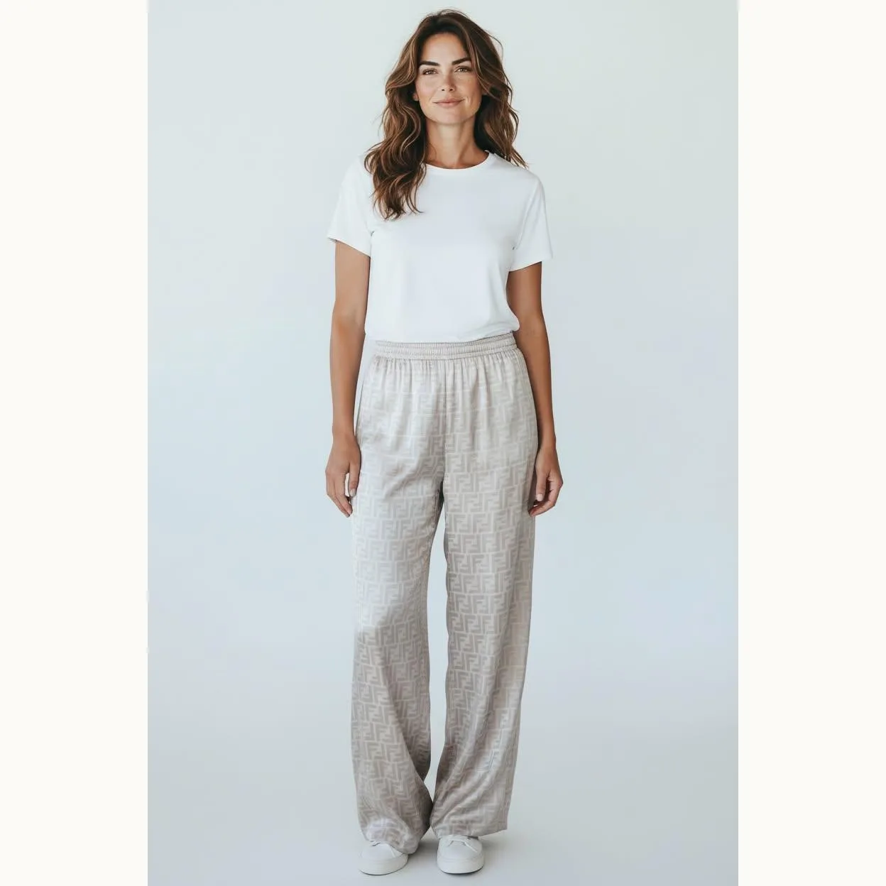 Fendi Jacquard Trousers T-38