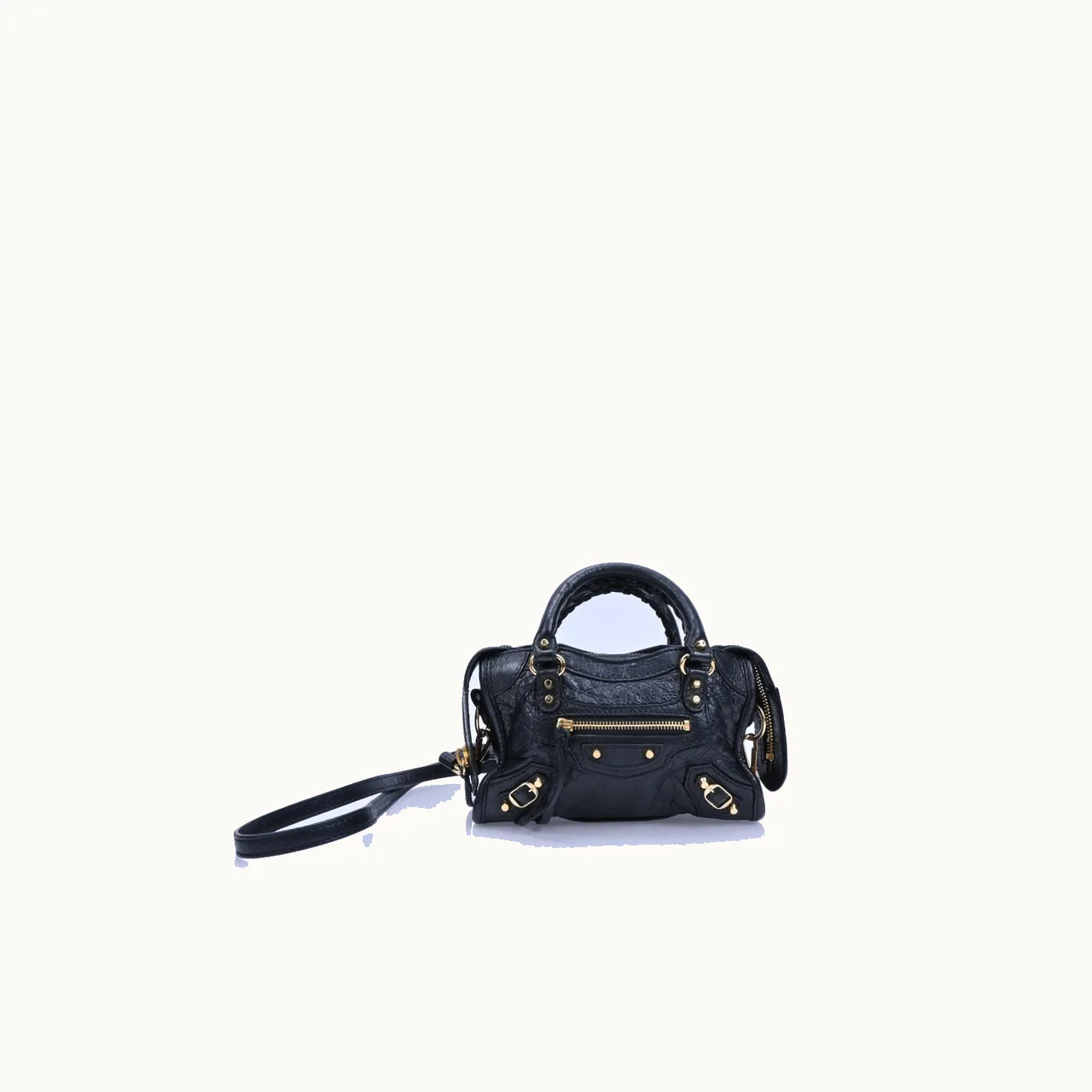 Crossbody Balenciaga Classic City Mini Negro