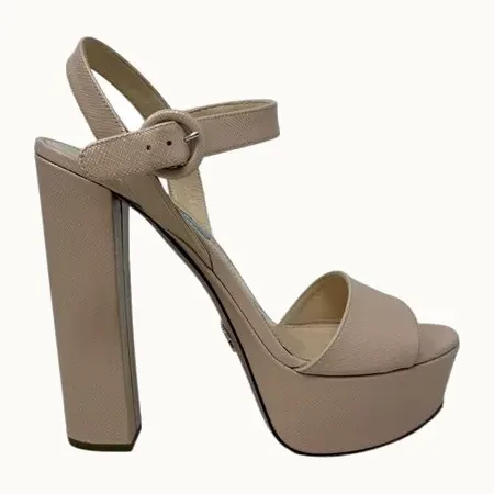 Tacones Prada, Talla 38.5, KV-0845