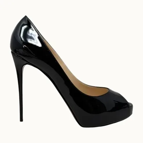 Tacones Peep Toe Christian Louboutin, Talla 38.5
