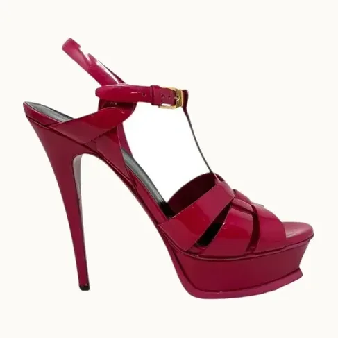 Zapatos Saint Laurent Tribute, Talla 38.5, KV-0854
