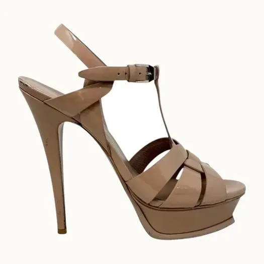 Zapatos Saint Laurent Tribute, Talla 38.5, KV-0855