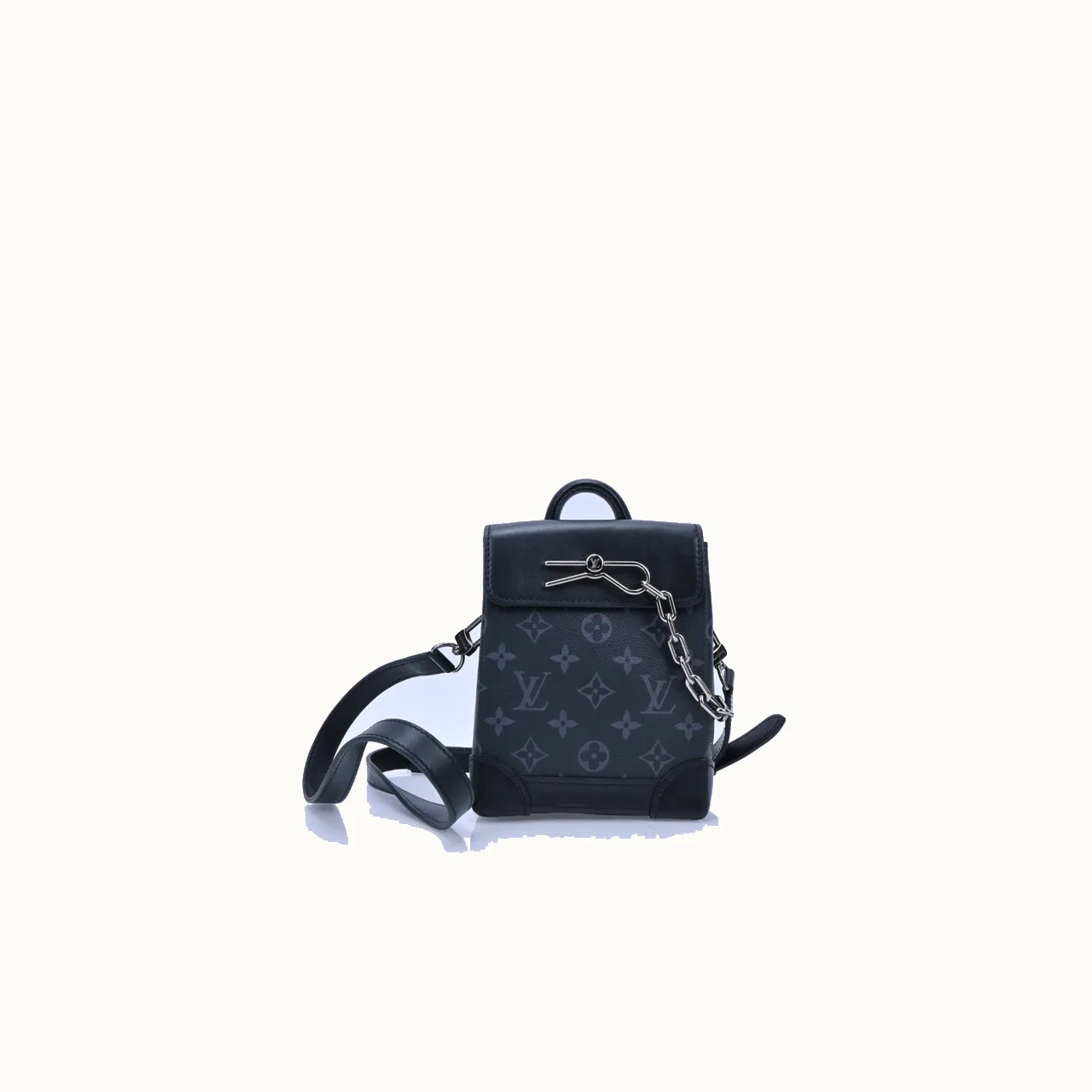 Crossbody Louis Vuitton Steamer Nano Monogram Eclipse mini