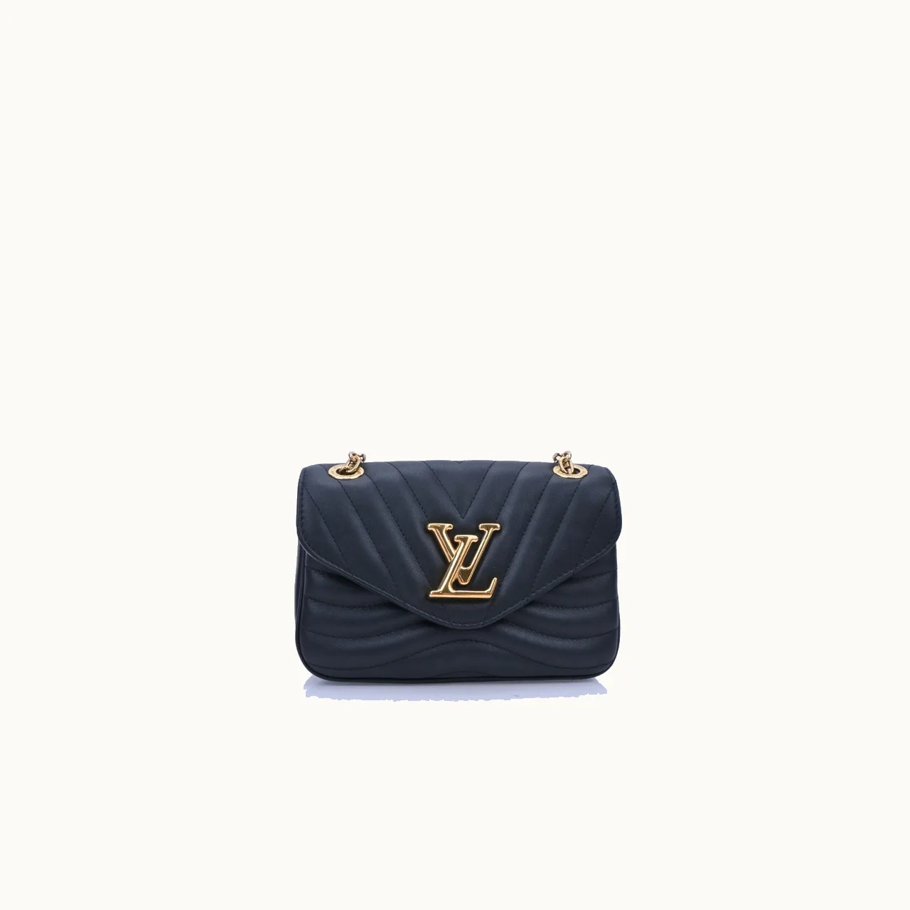 Crossbody Louis Vuitton New Wave PM Chain Negro