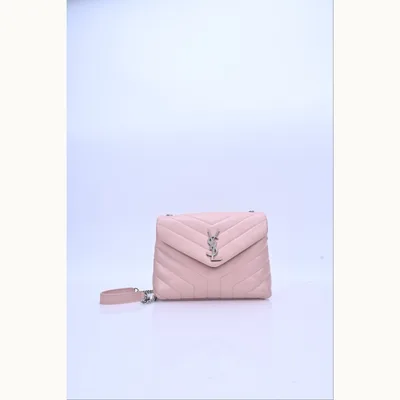 Crossbody Saint Laurent Loulou Small Rosa pequeña