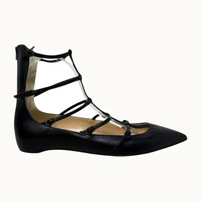 Christian Louboutin Flats, Size 38.5, Excellent, KV-0874