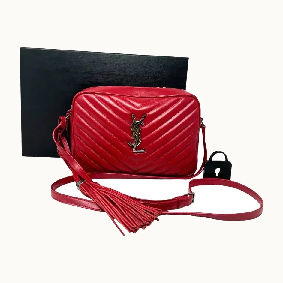 Bolso Saint Laurent Rojo