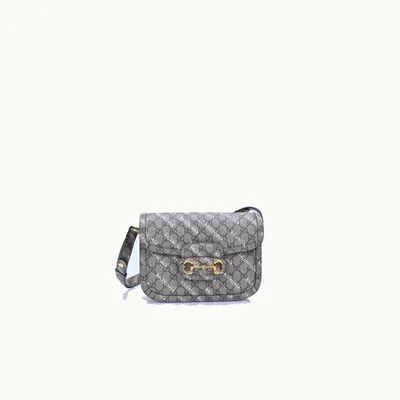 De hombro Gucci Horsebit 1955 Small x Balenciaga Hacker Project GG Supreme