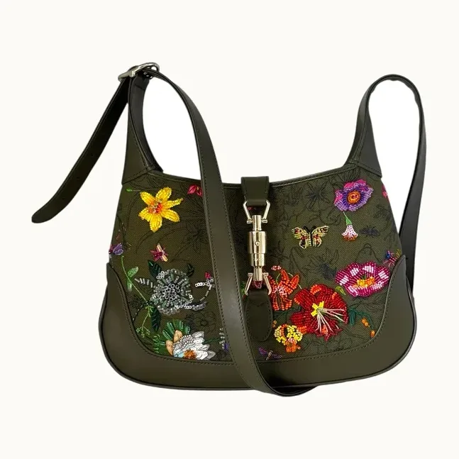 Bolso Gucci Jackie 1961 Embroidered