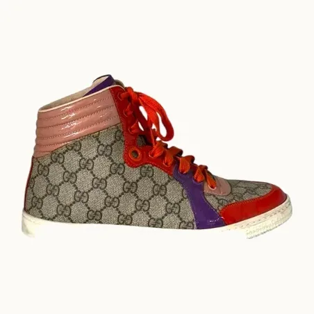 Tenis Gucci High, Talla 39