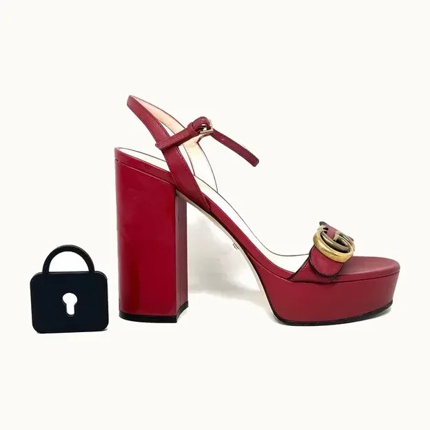Tacones Gucci, Talla 37.5, KV-0950
