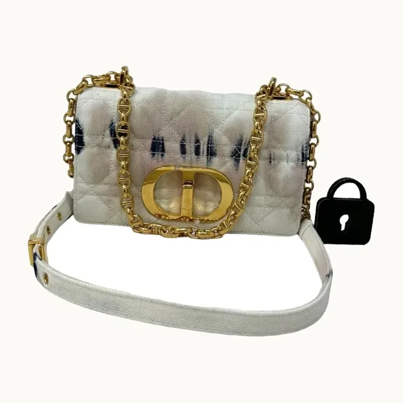 Bolso Dior Caro Denim